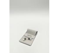 SVNX Floral Pearl Stud Earrings in Silver Colour - One Size