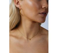 SVNX Gold Plated Mini Crystal Heart Necklace - Gift Boxed - One Size - GOLD