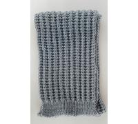 SVNX Grey Chunky Knitted Scarf - Grey