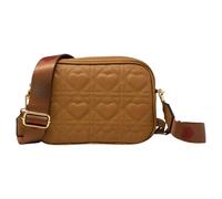 Svnx Heart Quilted Crossbody Camera Bag In Tan Tan One Size