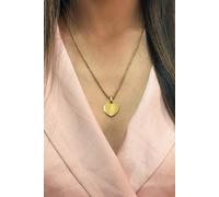 Svnx Heart Shape Pendant Necklace In Gold - Gift Boxed Gold