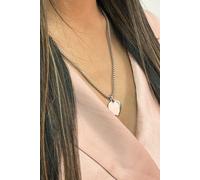 SVNX Heart Shape Pendant Necklace in Silver Colour - Gift boxed - One Size - Silver