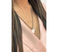 Svnx Heart Shape Pendant Necklace In Silver - Gift Boxed Silver