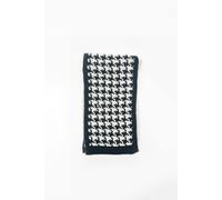 Svnx Houndstooth Herringbone Double Sided Scarf In White White One Size