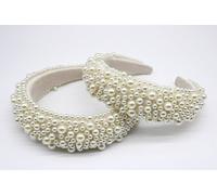 SVNX Ivory Mix Pearl Embellished Headband - One Size