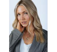 SVNX Ivory Stone Clock Pendant Necklace - One Size