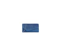 Svnx Luxe Metallic Clutch In Royal Royal