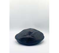 SVNX Men's Flat Cap in Black PU SVNX Black One Size