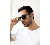 SVNX Men's Green Wayfarer Sunglasses with Green Lenses SVNX Green One Size