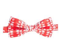 SVNX Men's Light Blue Printed Bow Tie in Red SVNX Red One Size