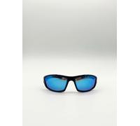 SVNX Men's Outdoor Racer Sunglasses in with Hard Case in Blue SVNX Blue One Size