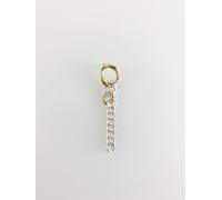 SVNX Men's Twisted Chain Drop Earrings (Pair) SVNX Multicolor One Size