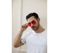 Svnx Metal Frame Aviator Sunglasses In Silver Silver One Size