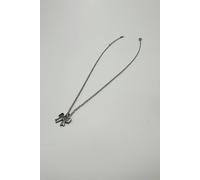 Svnx Mini Bow Pendant Necklace In Silver Silver