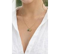 Svnx Mini Heart & August Birthstone Necklace - Gift Boxed In Gold Gold