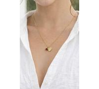 Svnx Mini Heart & Janurary Birthstone Necklace - Gift Boxed In Gold Gold