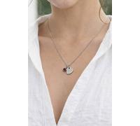 Svnx Mini Heart & July Birthstone Necklace - Gift Boxed In Silver Silver