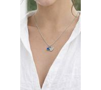 Svnx Mini Heart & September Birthstone Necklace - Gift Boxed In Silver Silver