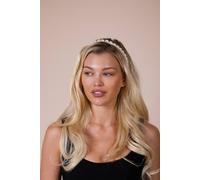 Svnx Minimal Pearl Headband In White White One Size