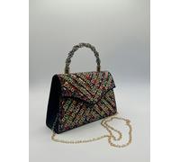 SVNX Multicolour Embellished Top Handle Bag - One Size - Multi