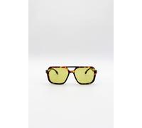 Svnx Navigator Sunglasses In Tortoiseshell In Brown Brown One Size