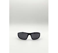 Svnx Outdoor Racer Sunglasses With Hard Case In Black Black