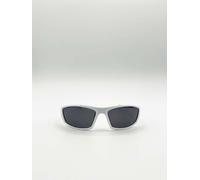 SVNX Outdoor Racer Sunglasses with Hard Case in White SVNX White One Size