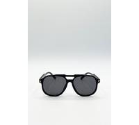SVNX Oversized Navigator Sunglasses in Black SVNX Black One Size