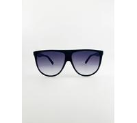 SVNX Oversized Rounded Frame Sunglasses with Ombre Lenses - Black - One Size