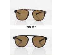 Svnx Pack Of 2 Wayfarer Sunglasses Multi