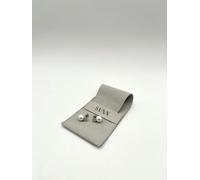 SVNX Pearl Diamante Earrings in Silver Colour - One Size