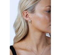 Svnx Pearl Leaf Earrings In Light Gold - Gift Boxed Gold