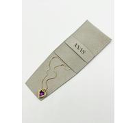 SVNX Pink Stone Heart Necklace In a Diamante Setting - Gold - One Size