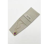 Svnx Pink Stone Heart Necklace In A Diamante Setting In Gold Gold One Size