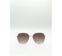SVNX Plastic frame oversized sunglasses - Gold - One Size