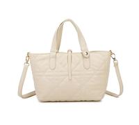 Svnx Quilted Tote Bag In Beige Beige One Size