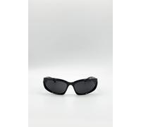 Svnx Racer Style Sunglasses With Black Lenses Black