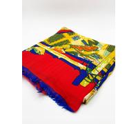 Svnx Red Multi Print Scarf Red One Size