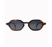 Svnx Retro Oval Sunglasses In Brown Tortoiseshell Brown One Size
