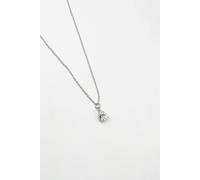 Svnx Rhinestone Teardrop Pendant Necklace - Gift Boxed In Clear Clear