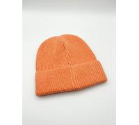 SVNX Ribbed Beanie Hat in Coral - One Size - Coral