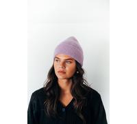 Svnx Ribbed Beanie Hat In Purple Purple One Size