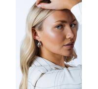 Svnx Ribbed Hoops In Silver Silver
