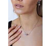 Svnx Roman Numeral Necklace In Silver Silver One Size