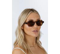 SVNX Round Hexagon Sunglasses in Tortoiseshell - One Size - TORTOISE