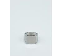 SVNX Signet Ring in Silver Colour - M-L