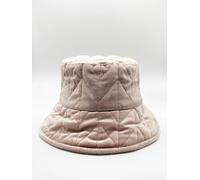 SVNX Simone Quilted Velvet Bucket Hat - Pink