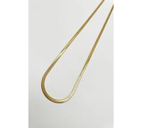 Svnx Slim Snake Chain Necklace In Gold Gold