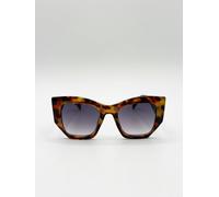 SVNX Square Cat-Eye Sunglasses in Tortoiseshell - One Size - TORTOISE