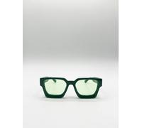 Svnx Square Retro Mint Green Sunglasses Green